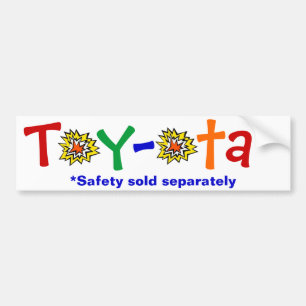 Toy-ota Bumper Sticker