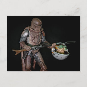 Toy Photography Sci Fi design Holiday Postcard