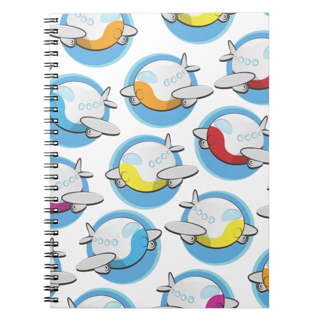 Toy Planes Spiral Notebook (Front)