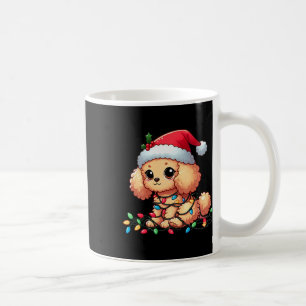 Toy Poodle Christmas Lights Dog Funny Xmas  Coffee Mug