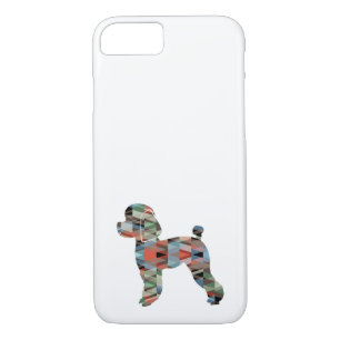 Toy Poodle Dog Geo Silhouette Plaid Case-Mate iPhone Case