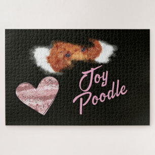 Toy Poodle Eyes Solid Colour 1000 piece Jigsaw Puzzle