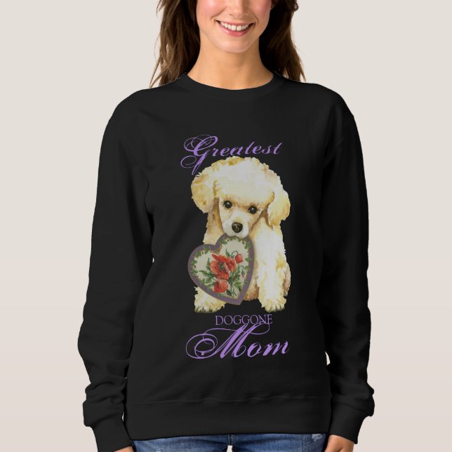 Toy Poodle Heart Mum Sweatshirt (Front)
