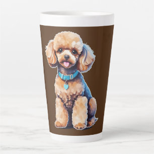 Toy Poodle Latte Mug