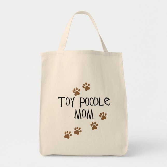 Toy Poodle Mum Tote Bag (Front)