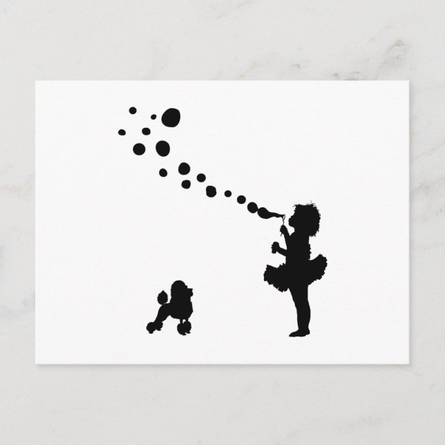 Toy Poodle Postcard (Front)