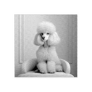TOY POODLE RUBBER STAMP