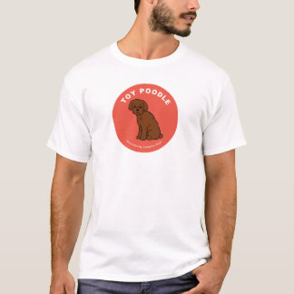Toy Poodle T-shirt (White)