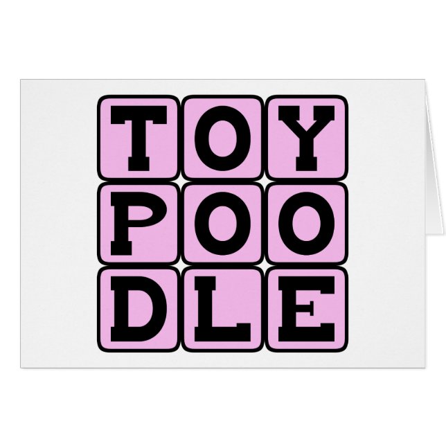 Toy Poodle, Toy Dog Breed (Front Horizontal)