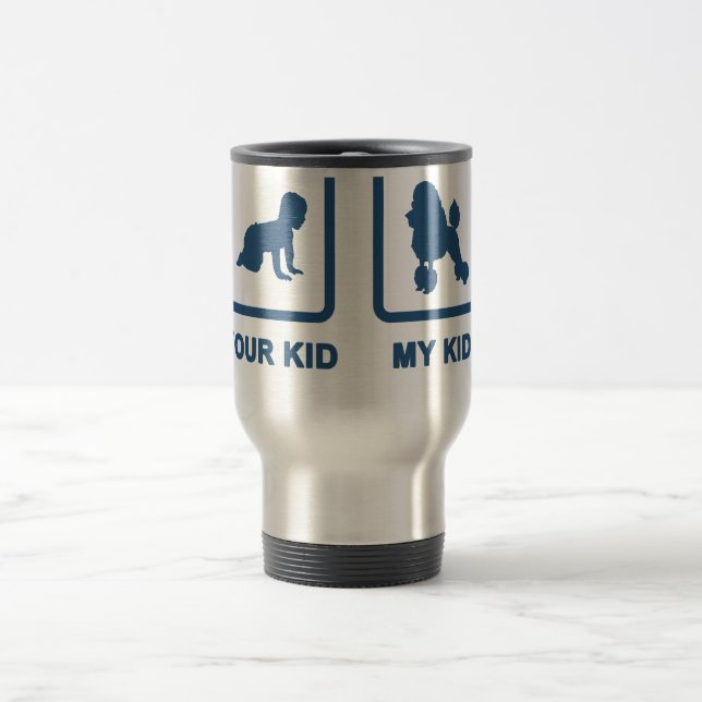 Toy Poodle Travel Mug (Center)