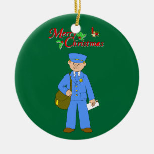 Toy Postman Christmas Ornament