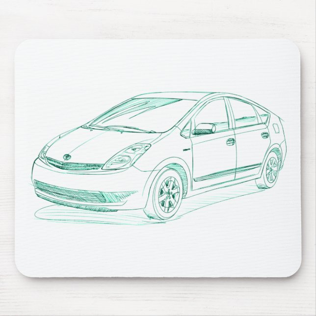 Toy Prius 1st gen Mouse Pad (Front)