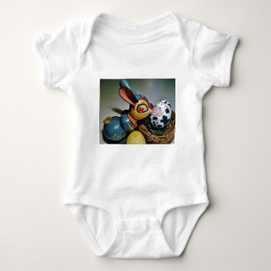 Toy Rabbit and cow egg Baby Bodysuit