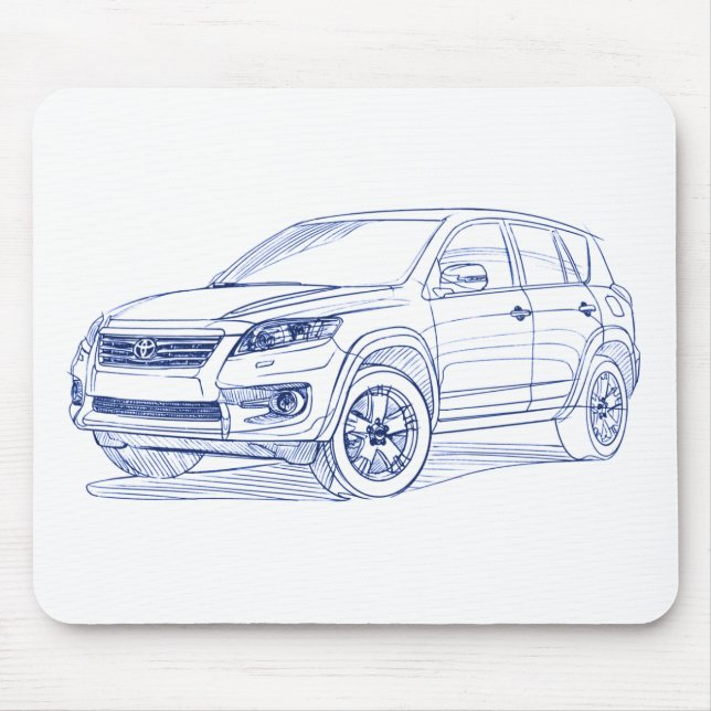 Toy Rav4 2011 Mouse Pad (Front)