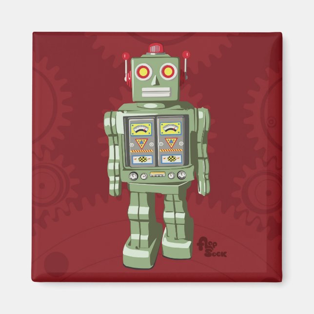 Toy Robot Magnet (Front)