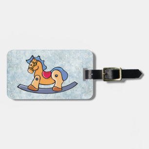Toy Rocking Horse Luggage Tag