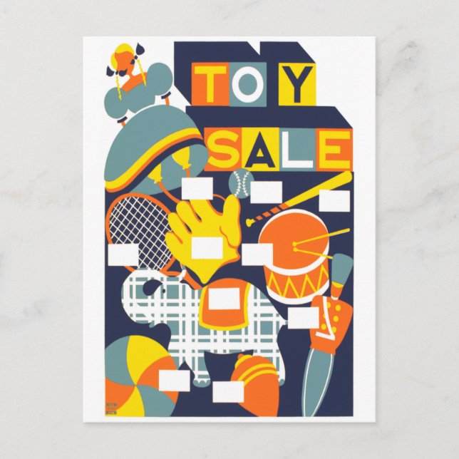 Toy Sale Postcard (Front)