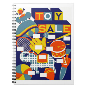 Toy Sale Spiral Notebook