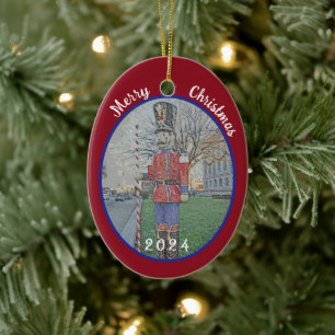 TOY SOLDIER / NUTCRACKER FIGURE CERAMIC TREE DECORATION