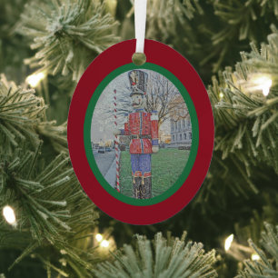 TOY SOLDIER / NUTCRACKER  FIGURE METAL TREE DECORATION