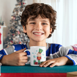 Toy Soldier Stars Child Name Love Santa Coffee Mug