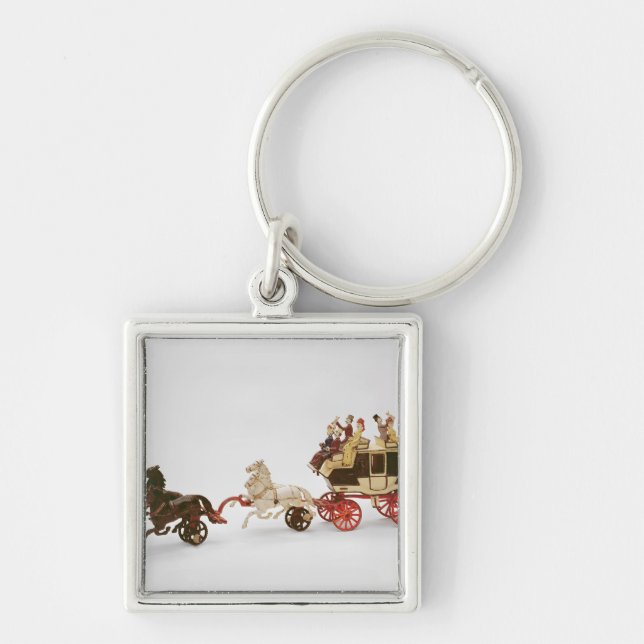 Toy stagecoach key ring (Front)