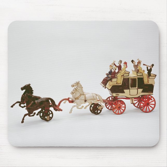 Toy stagecoach mouse pad (Front)