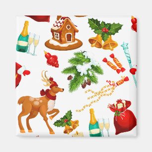 Toy Story   Merry Christmas Pattern Cute   Magnet