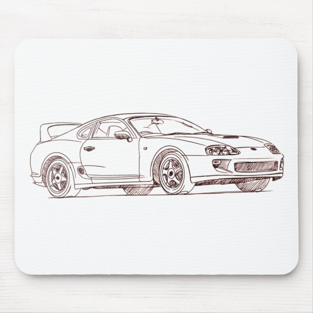 Toy Supra 1996 sketch Mouse Pad (Front)