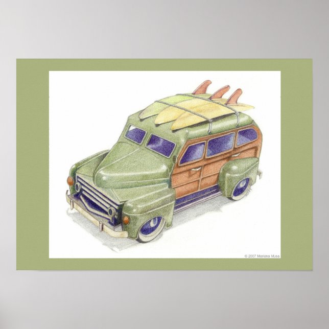 Toy Surf Car Poster (Front)
