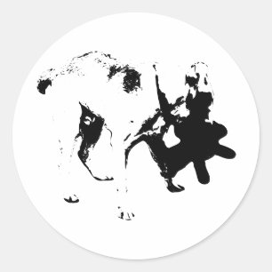 Toy Thief Lab – Fun in Motion Classic Round Sticker