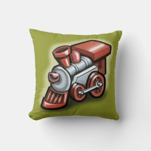 Toy Train Cushion