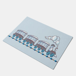 Toy Train Doormat