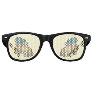 Toy Train Retro Sunglasses