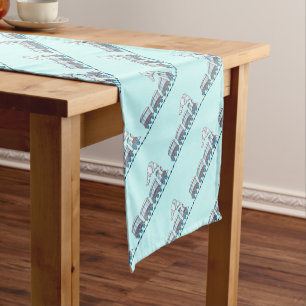 Toy Train Short Table Runner