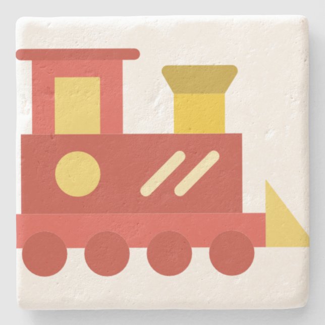 toy train stone coaster (Front)