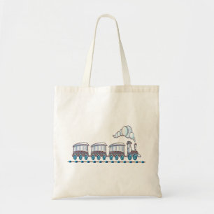 Toy Train Tote Bag