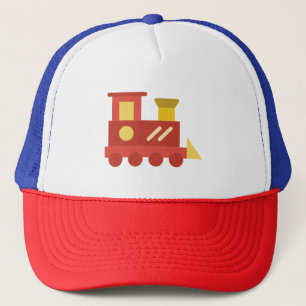 toy train trucker hat