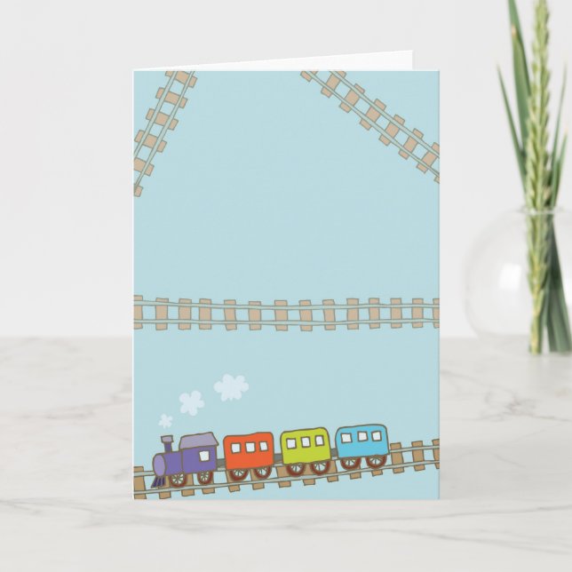 Toy trains card (Front)