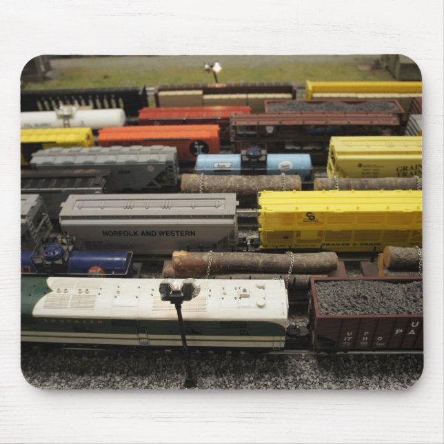 Toy Trains Mouse Pad (Front)
