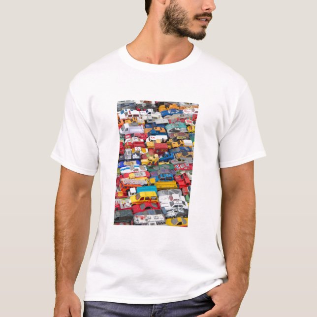 Toy Vehicles Tee Shirt Adult (Front)