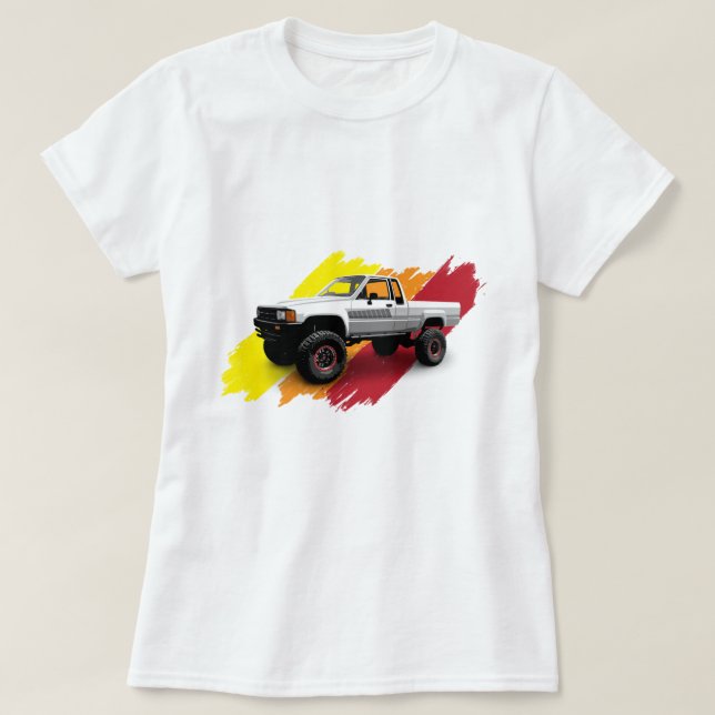 Toyota 4x4 Pickup Truck T-Shirt (Design Front)