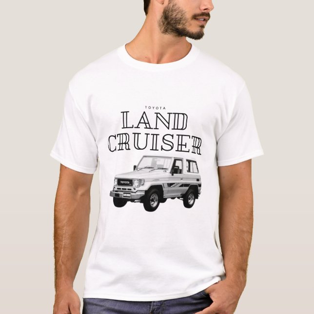 Toyota Land Cruiser J70 Off-Road Car T-Shirt (Front)