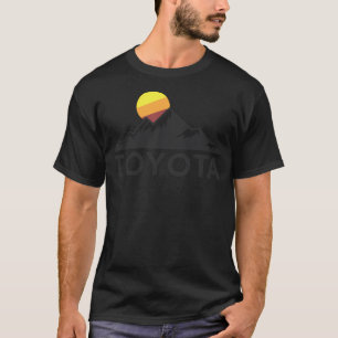 Toyota Mountain Logo T Shirt Small Chest Left Si