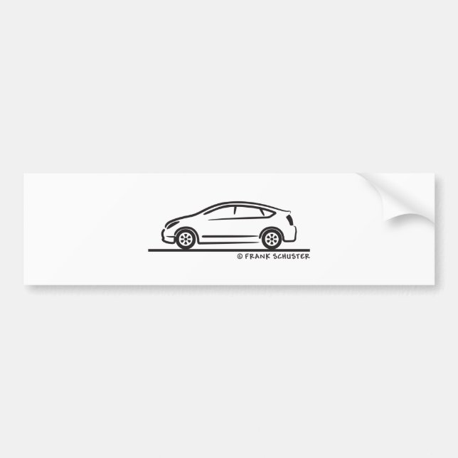 Toyota Prius Bumper Sticker (Front)