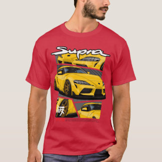 Toyota Supra MK5 Yellow T-Shirt