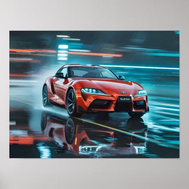 Toyota Supra Poster (Front)