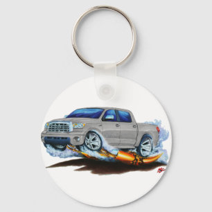 Toyota Tundra Crewmax Silver Truck Key Ring