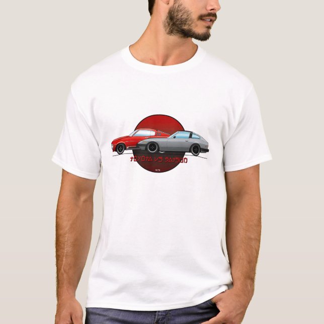 Toyota Vs. Datsun T-Shirt (Front)