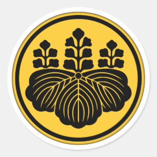 Toyotomi Clan Kamon Classic Round Sticker